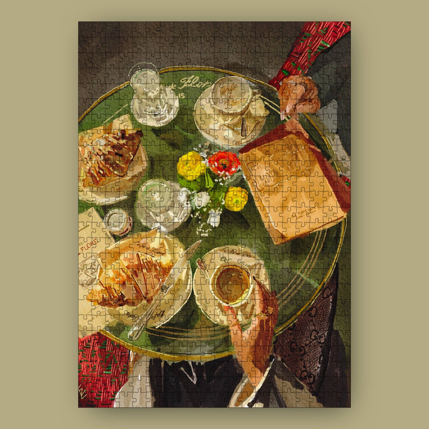Das Puzzle Kollektiv - "Café en croissants"