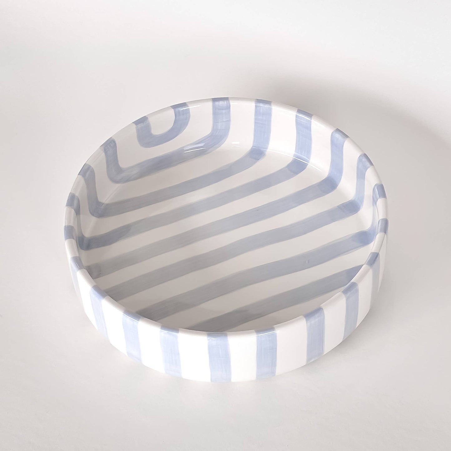 Magazin Minori - Schaal groot Stripes - morning azzurro