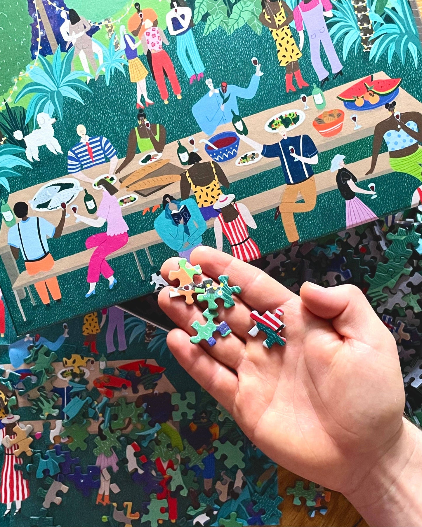 Das Puzzle Kollektiv - Middernacht in het paradijs puzzel - 1000 stukjes