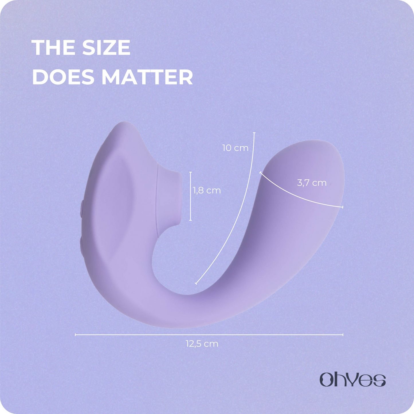 ohyes - OHYES Pulse dubbele vibrator met luchtdruk en G-spot stimulatie: Paars