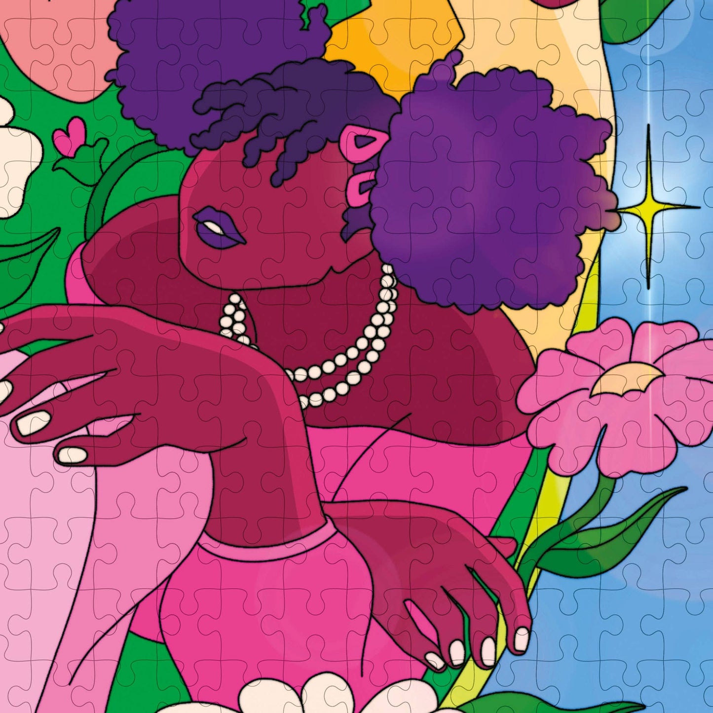 Wonderpieces - Puzzel 'Together We Bloom' met illustratie van Lisa Tegtmeier