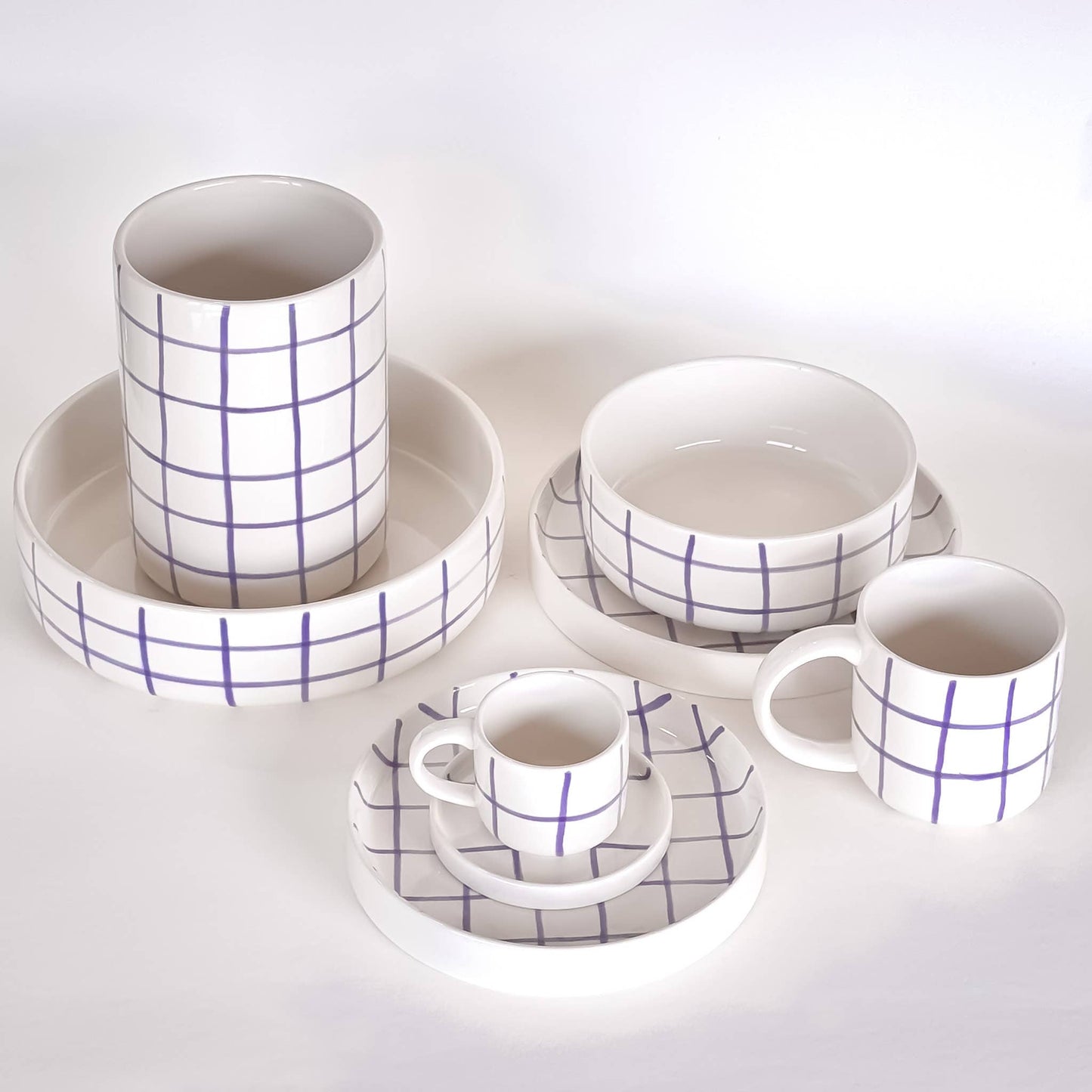 Magazin Minori - Schaal Grid - palazzo paars