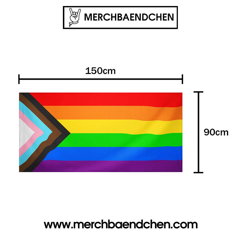 Merchbaendchen - Pride Progress vlag