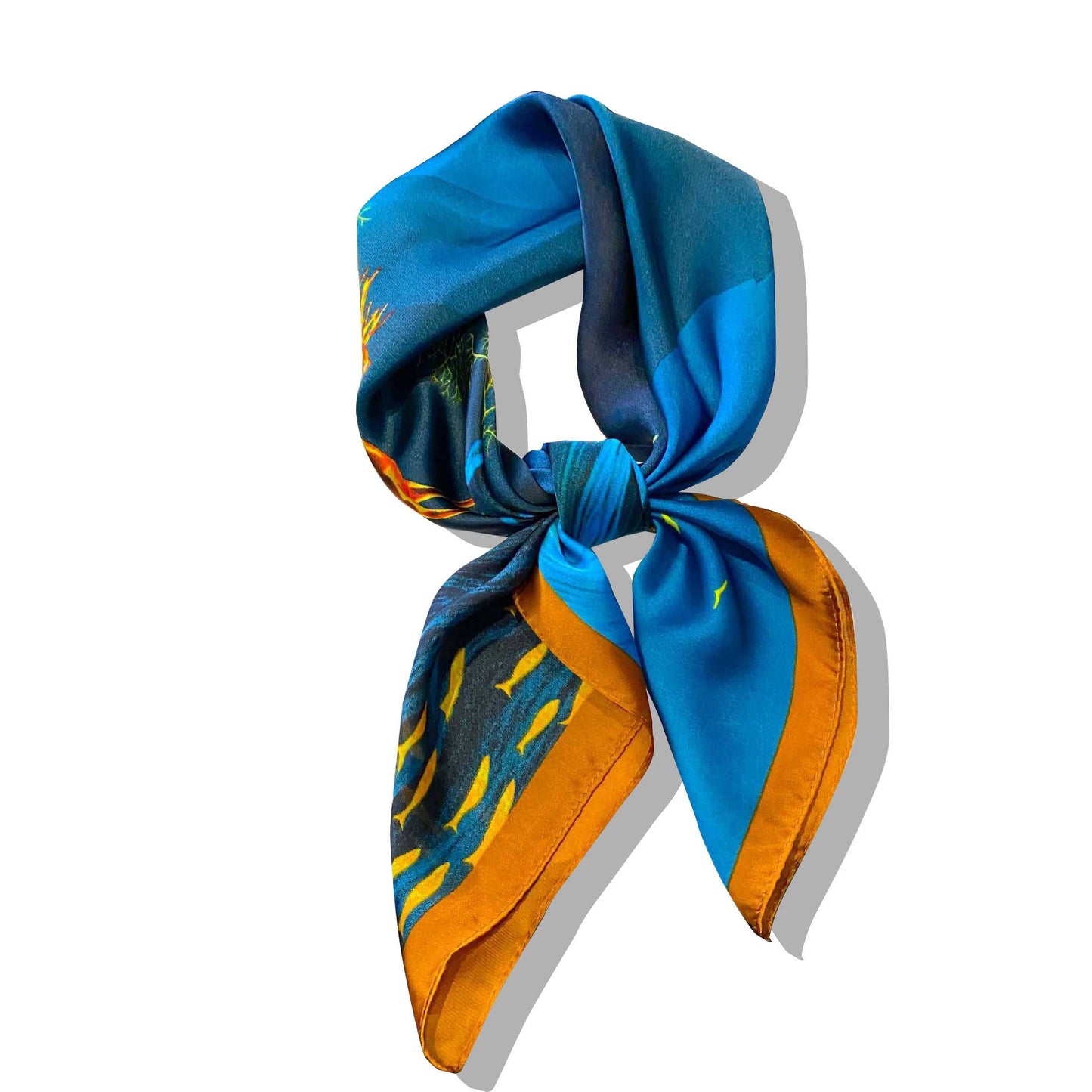 Lourens Exclusive - Sjaaltje - trendy kleurrijk - 70 x 70cm - silk