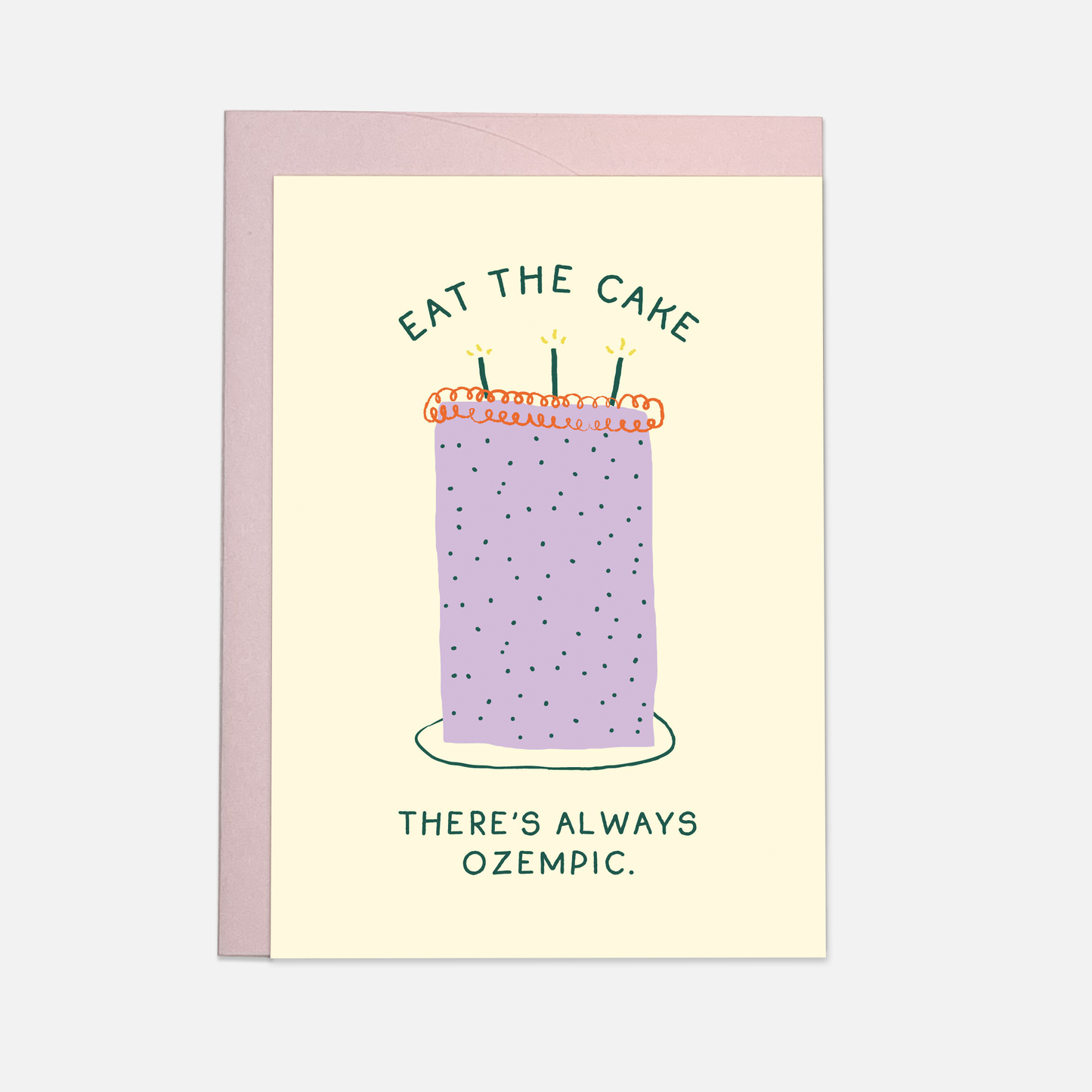 Kaart Blanche - Eat the cake - wenskaart: Single