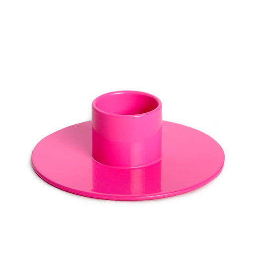 not the girl who misses much - Kaarsenhouder POP neonroze 22mm