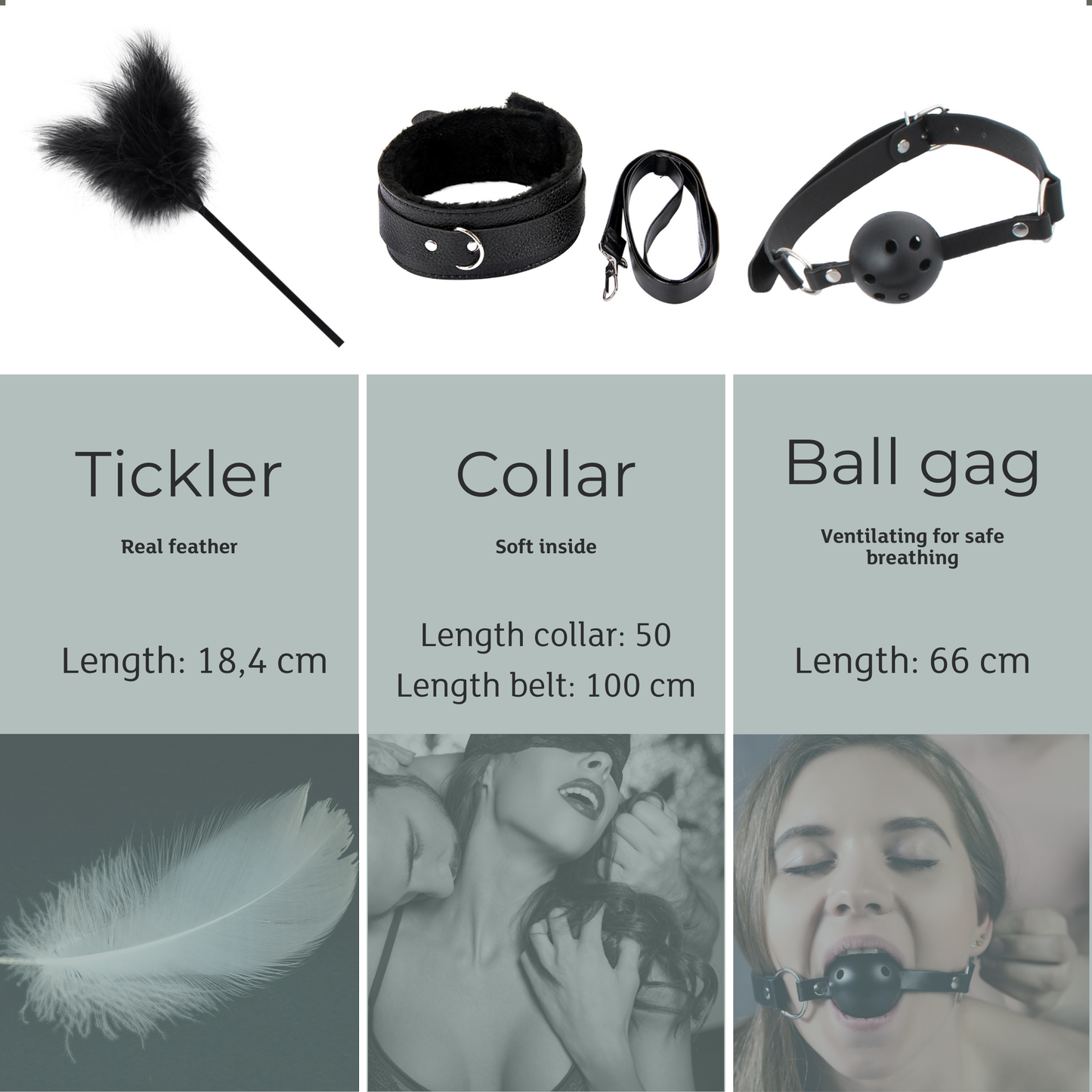 ohyes - BDSM Bondageset met 13 stuks spannende speelgoed