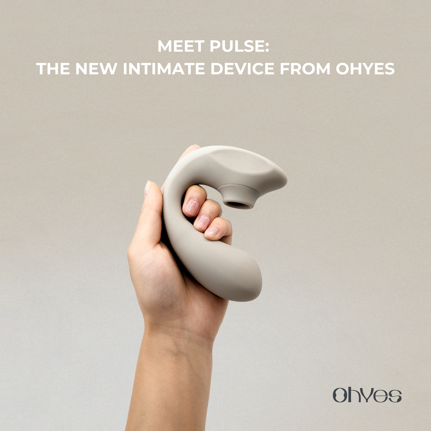 ohyes - OHYES Pulse dubbele vibrator met luchtdruk en G-spot stimulatie: Beige