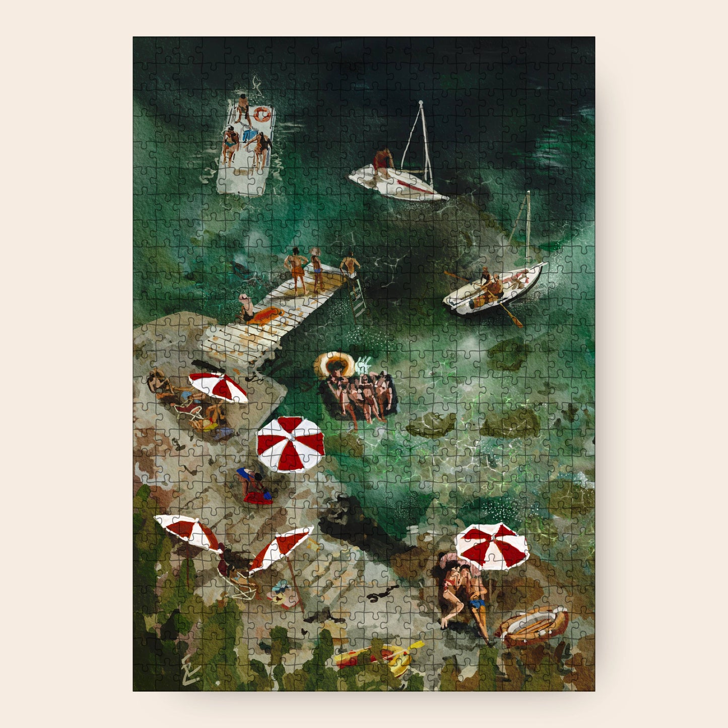 Das Puzzle Kollektiv - "Liefhebbers op het strand"