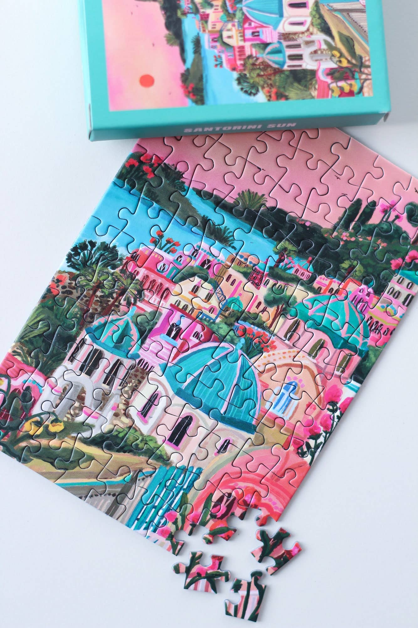 Piecely Puzzles - Santorini Sun mini-puzzel, 99 stukjes