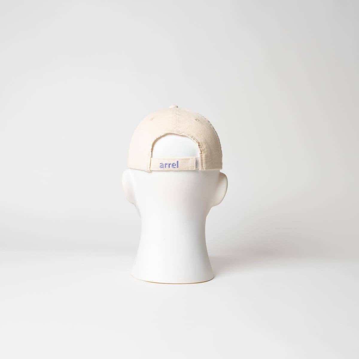 arrel - responsible apparel - Hoi. wees niet racistisch. bedankt. Premium Cord Dad Cap - crème & lavendel