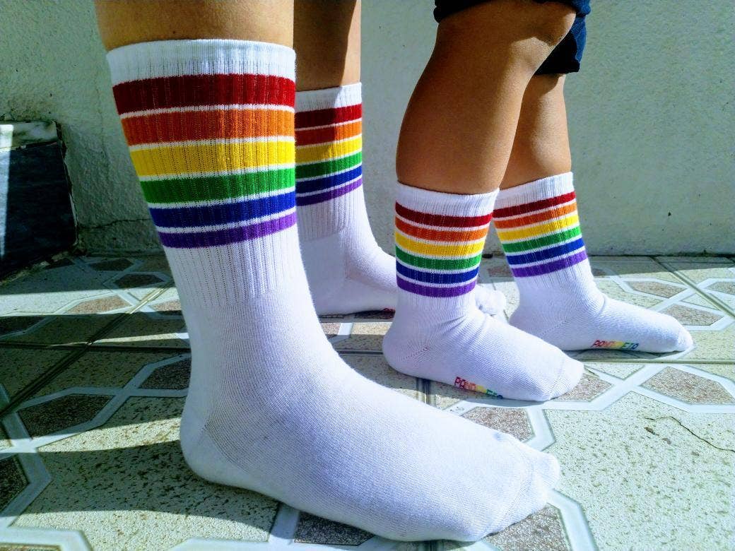 PEGADA SOCKS - Kinder sokken met strepen: 23/28