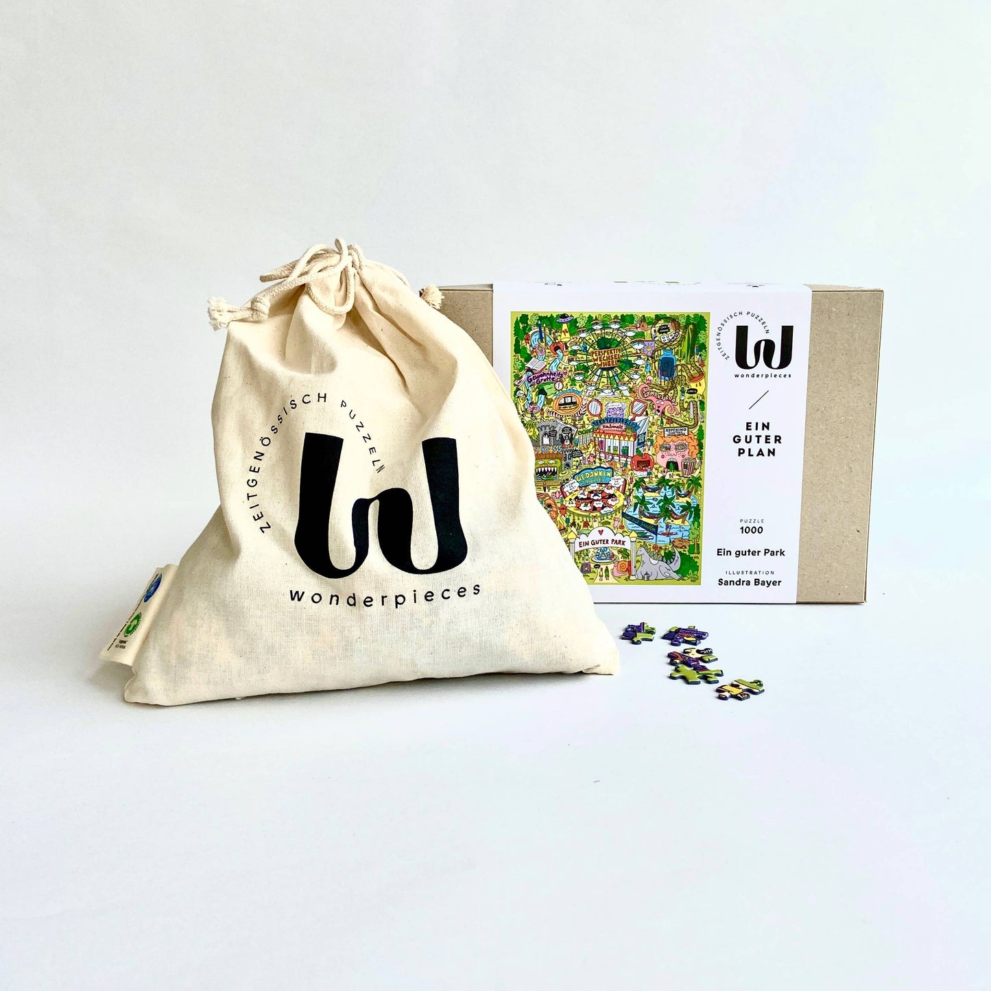 Wonderpieces - »Ein guter Park« puzzel | illustratie Sandra Bayer