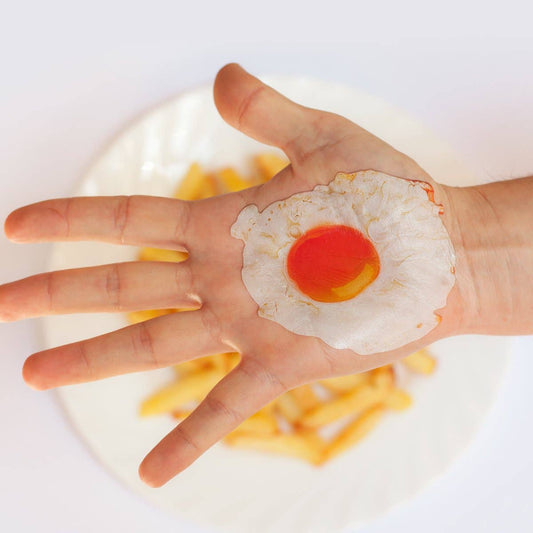 Tattoonie - FRIED EGG Tattoo (verpakking van 2)