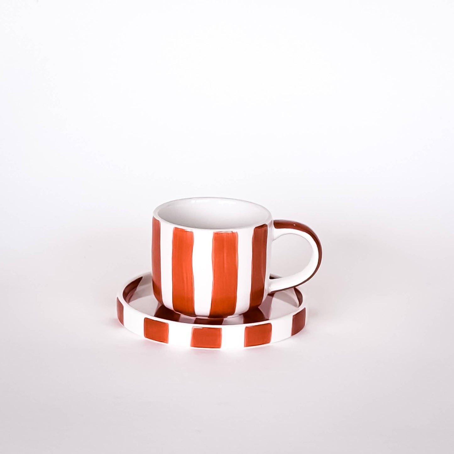 Magazin Minori - Espresso Stripes - mare blauw (2-delige set - 4 stuks) (Kopie)
