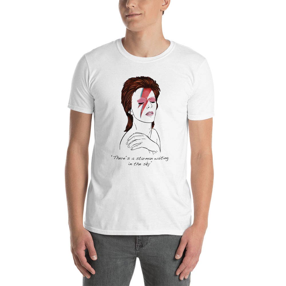 El loco del Pelo Rizo - Unisex t-shirt Bowie: S