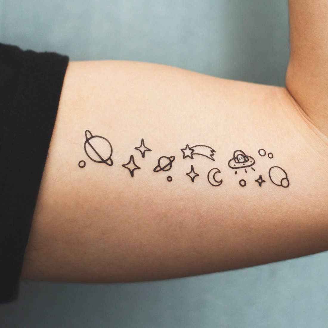 Tattoonie - TINY COSMOS Tattoo (verpakking van 2)