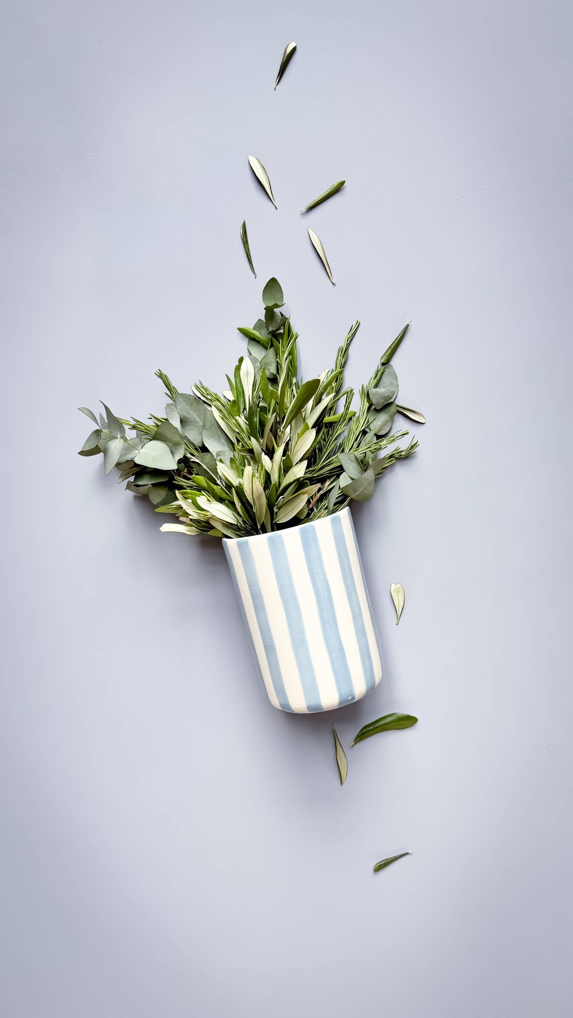 Magazin Minori - Vaas Stripes - morning azzurro