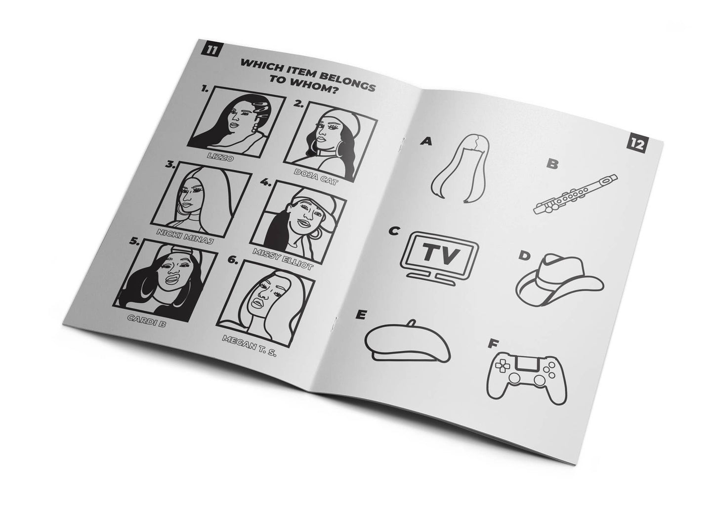 Studio Soph (We Pay Your Import Fees - We Ship DDP) - Rap Queens activiteitenboek