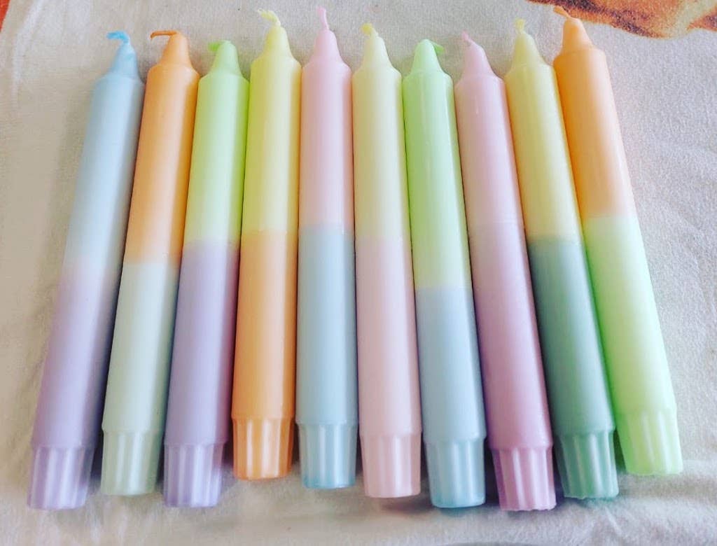 Dippy pastel candles