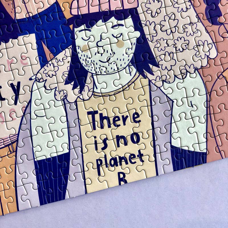 Wonderpieces - »Fight Today for a Better Tomorrow« puzzel | Notietzblock