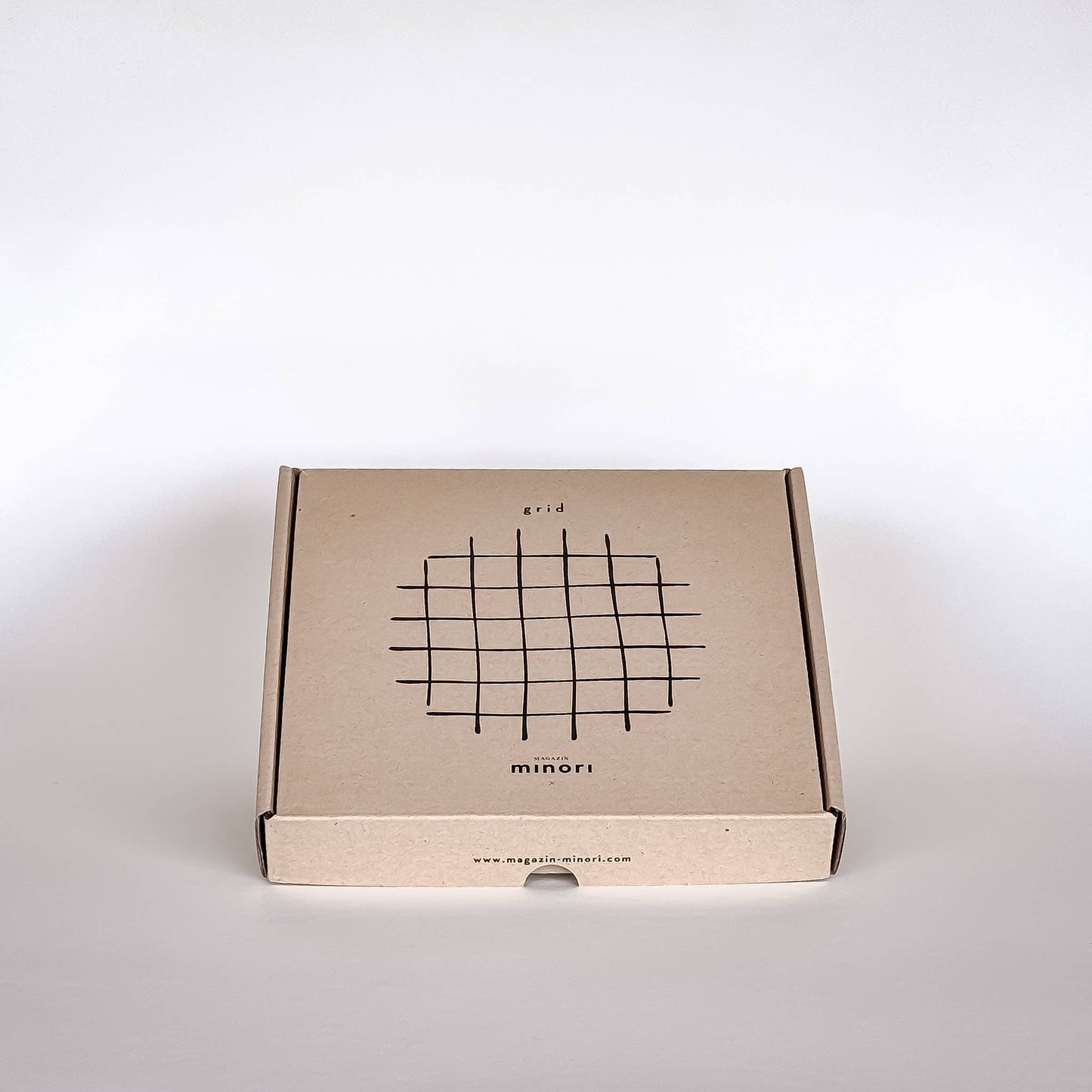 Magazin Minori - Teller klein Grid - zacht groen