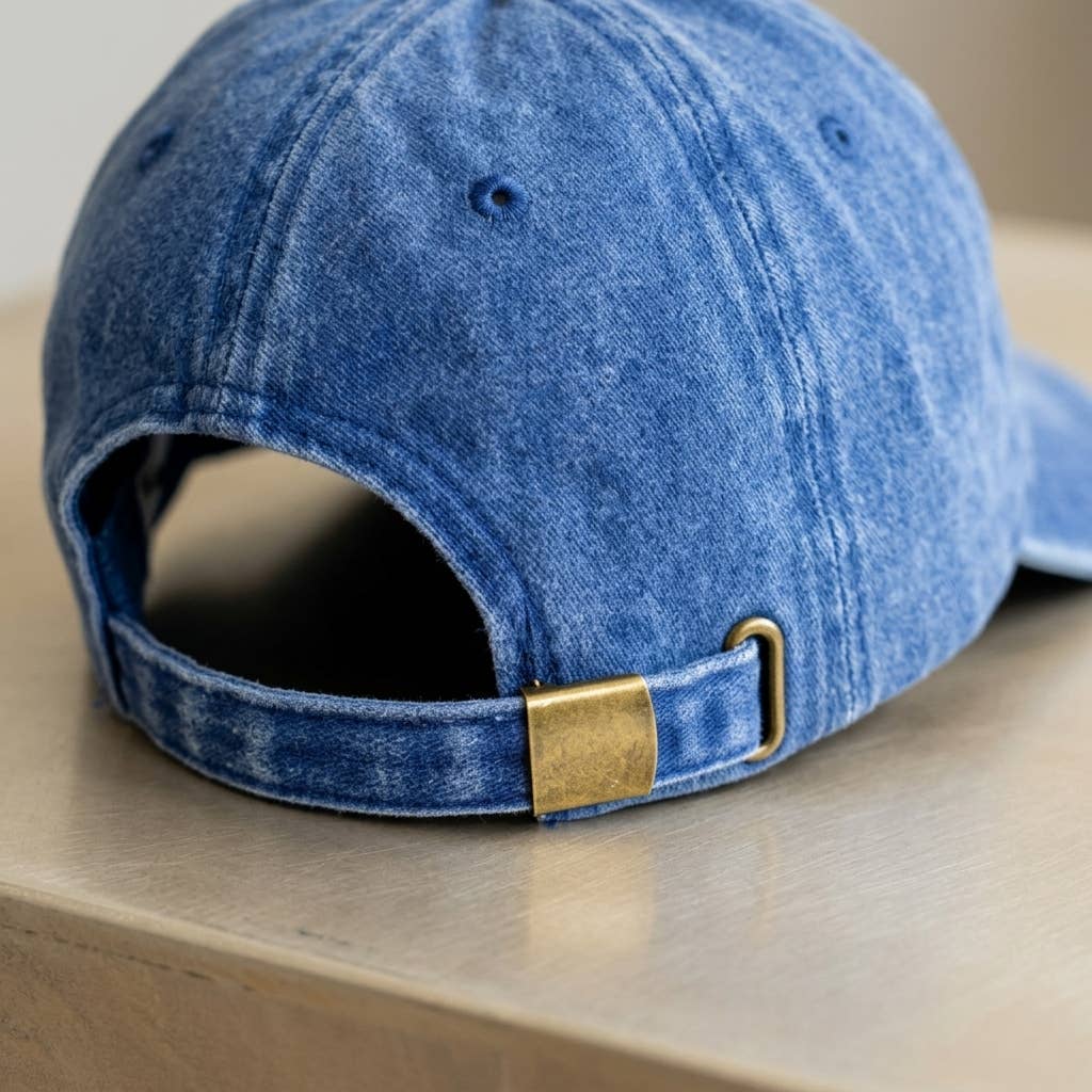 Grasshopper - Berlin Calling groene geborduurde pet: Blauw
