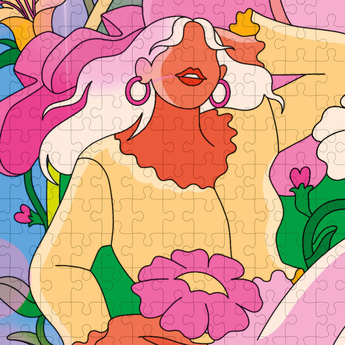 Wonderpieces - Puzzel 'Together We Bloom' met illustratie van Lisa Tegtmeier