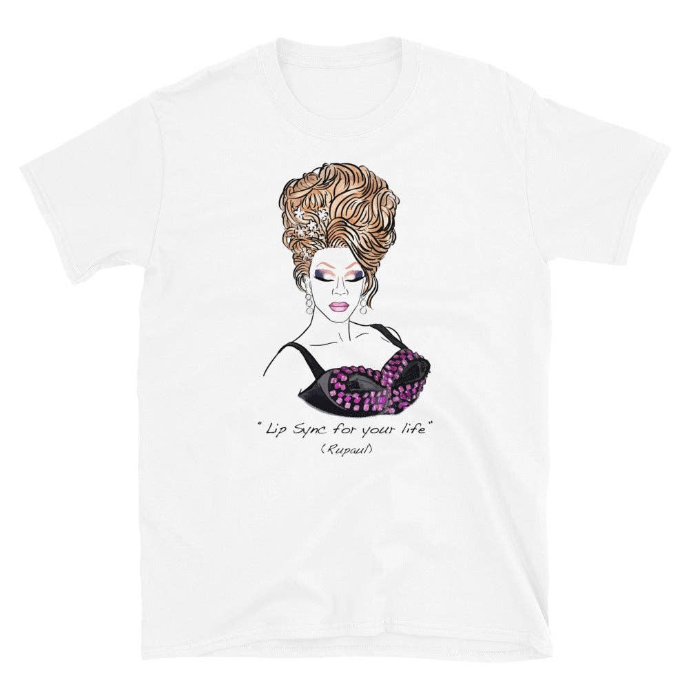 El loco del Pelo Rizo - T-shirt voor uniseks, Rupaul: L