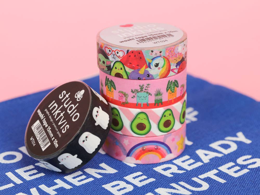 Studio Inktvis B.V. - Washi tape met wolk en regenboog