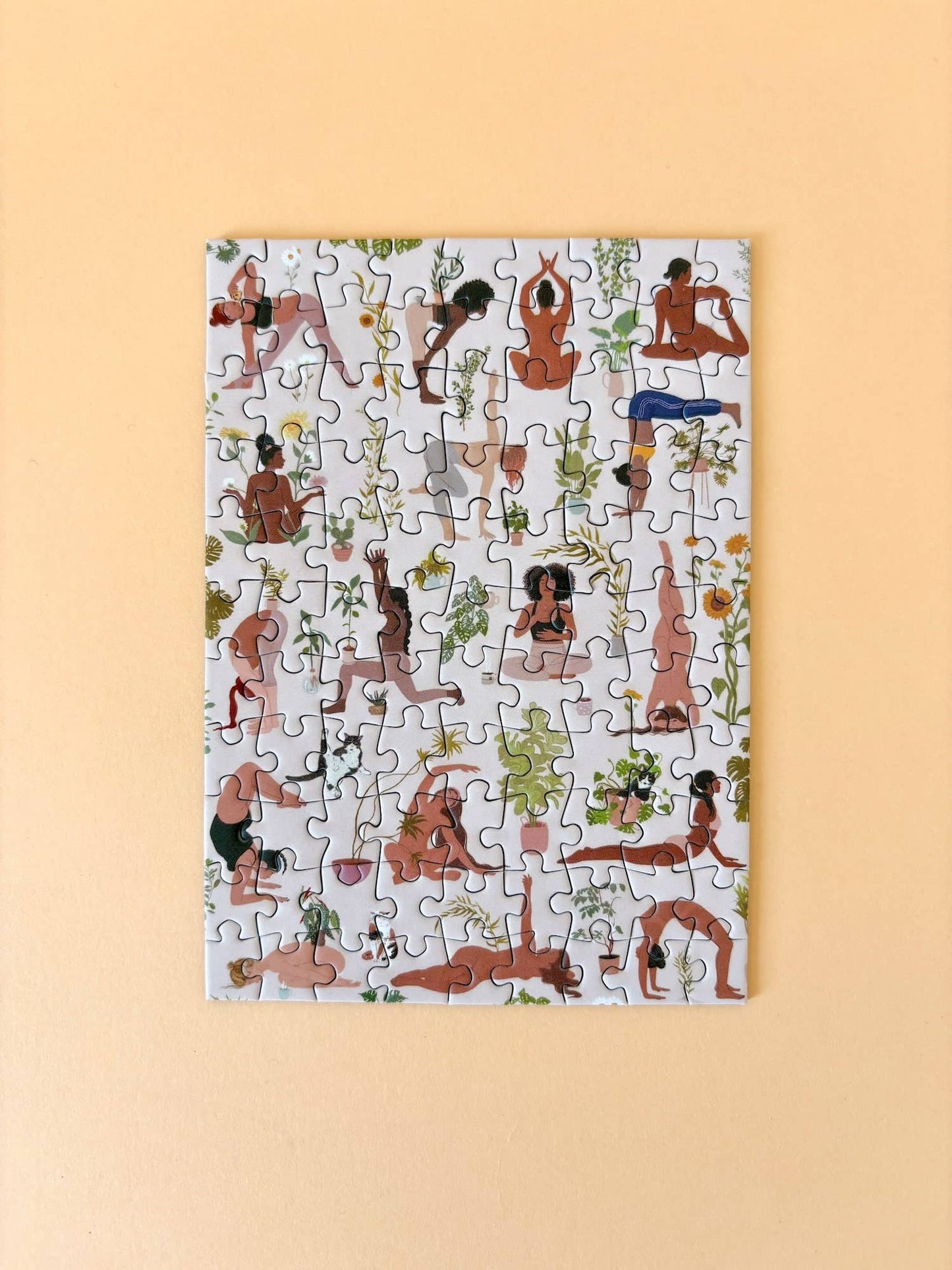 Piecely Puzzles - Mini-puzzel Plant Yoga, 99 stukjes