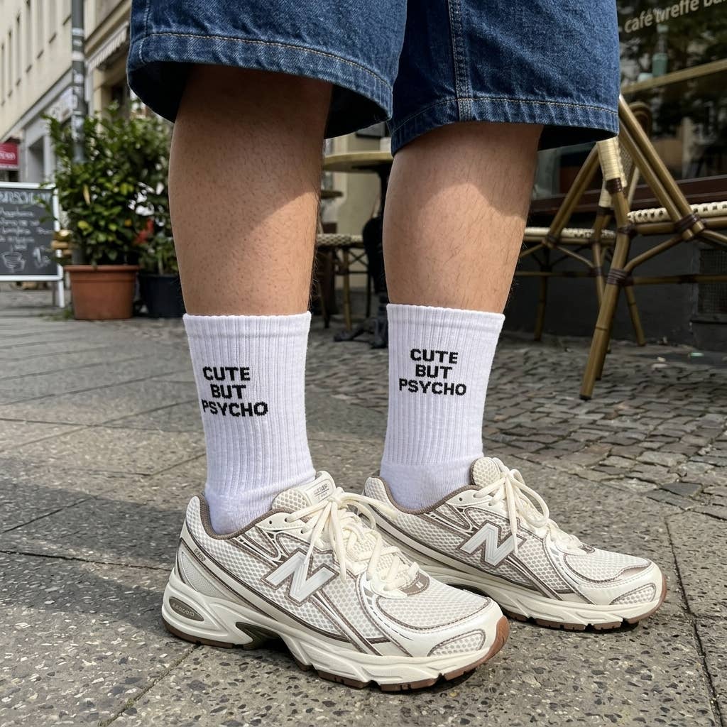 Grasshopper - Schattig maar psycho statement-sokken: 37-43