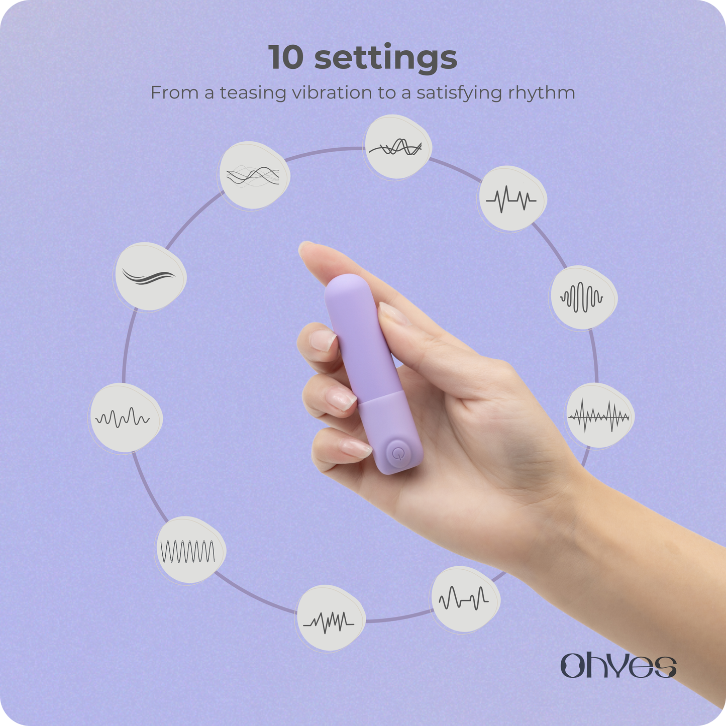 ohyes - OHYES mini bullet vibrator - lavendel