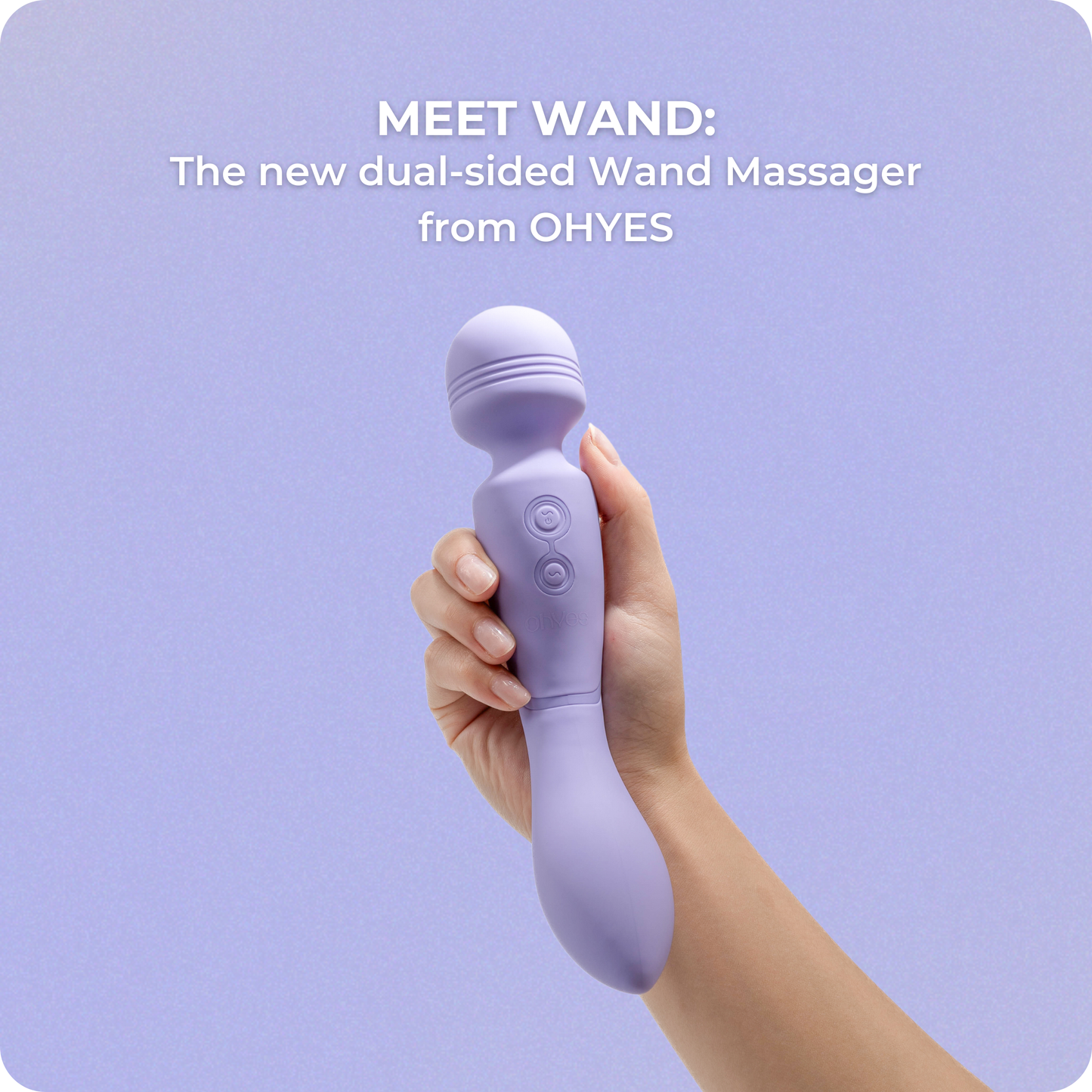 ohyes - OHYES Magic Wand vibrator - dubbele massage-staaf en G-spot vibrator: Beige