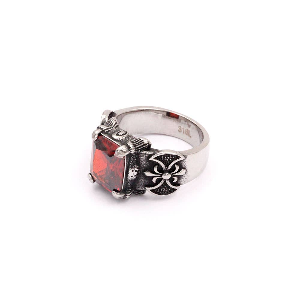 Awaken - Red Gem Ring-A-394: 11