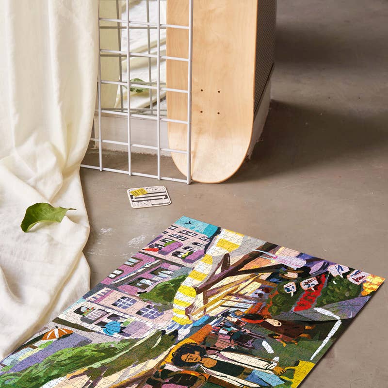 Wonderpieces - Puzzel 'Community Space' met illustratie van Ayşe Klinge