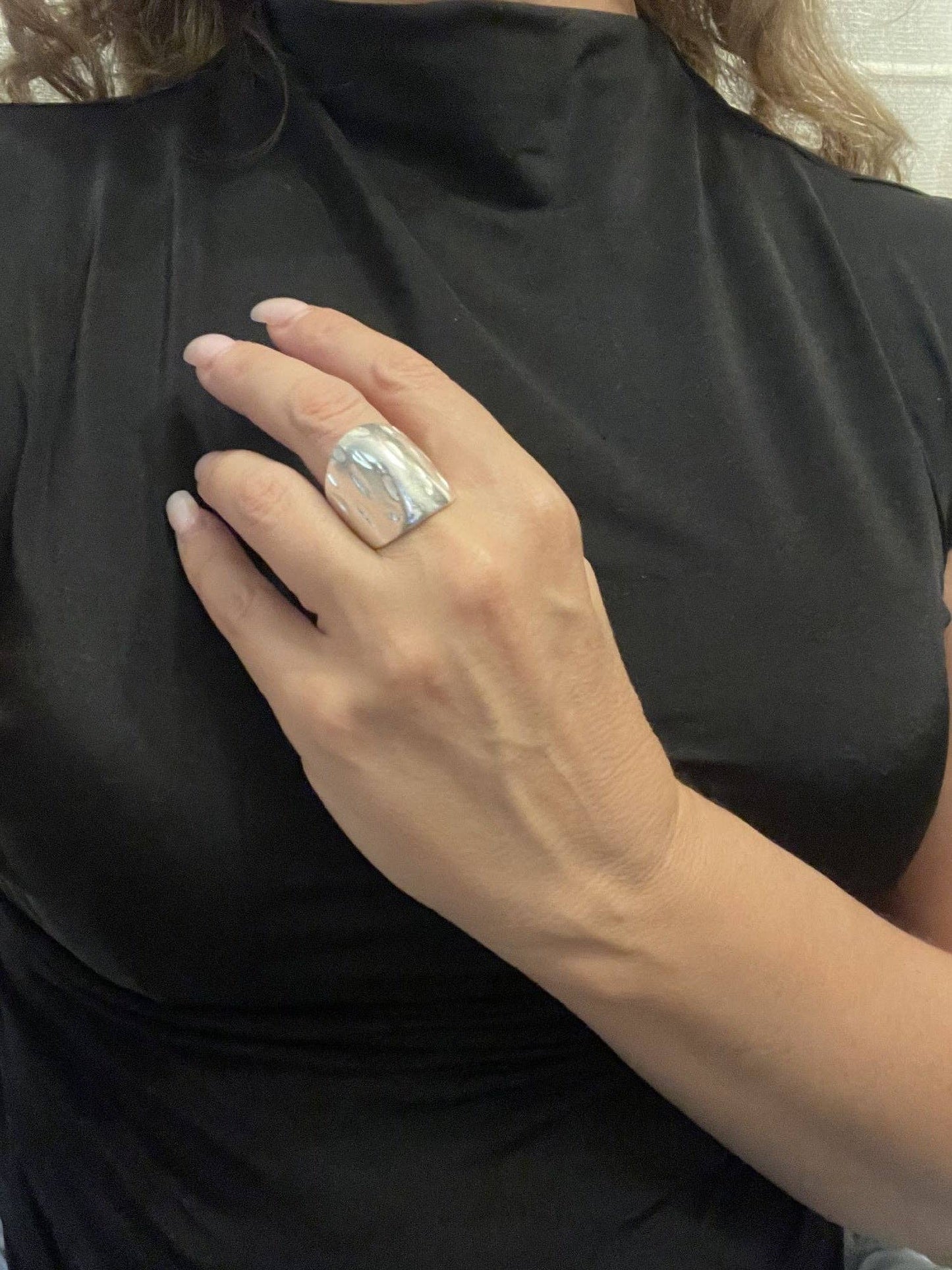 Gloria Mago - Montana ring in zilver met 7 micron plating T15, compact