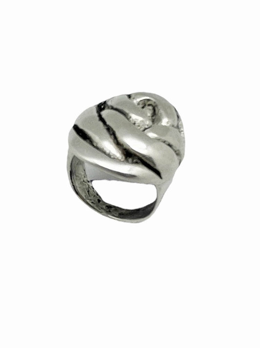Gloria Mago - Laberinto ring met zilveren plating, maat 16