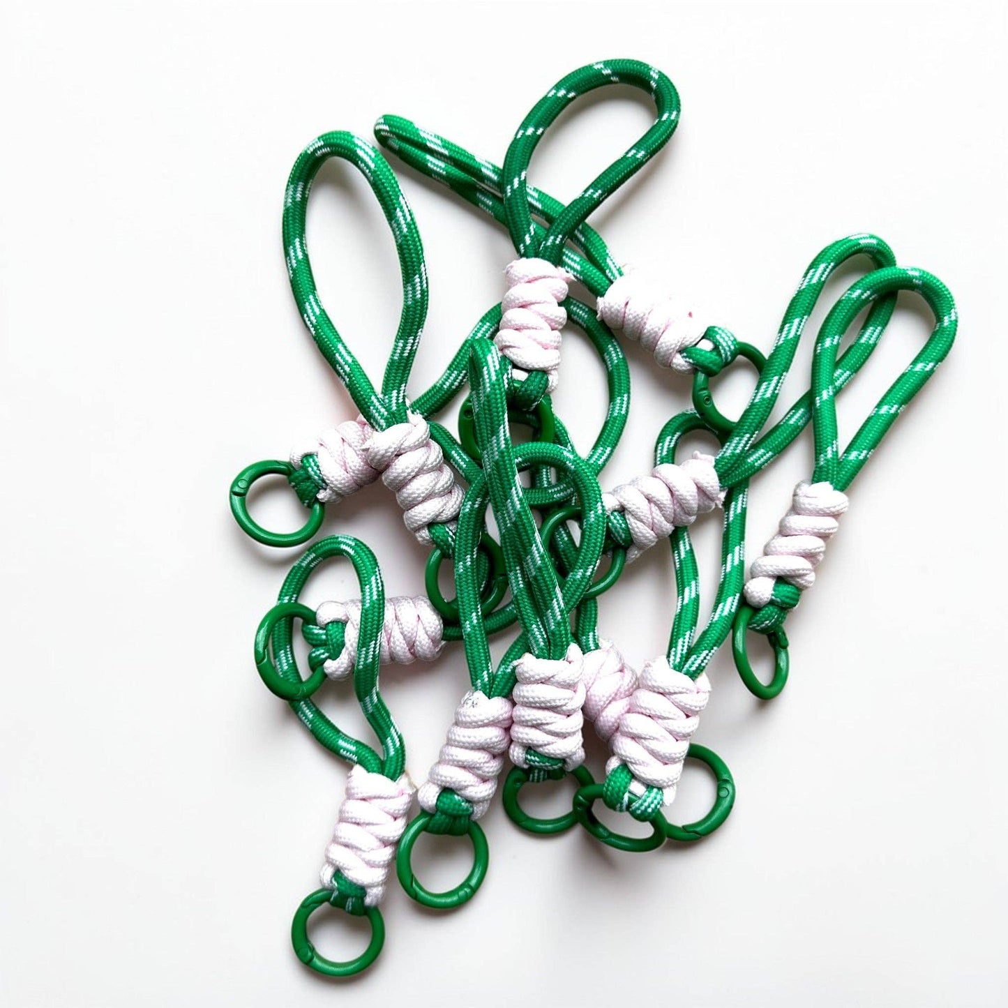 LEY! - Sleutelhanger - groen - wit - roze