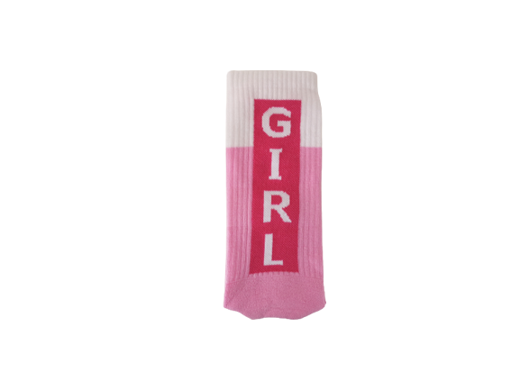 PEGADA SOCKS - Roze girl power sportsokken