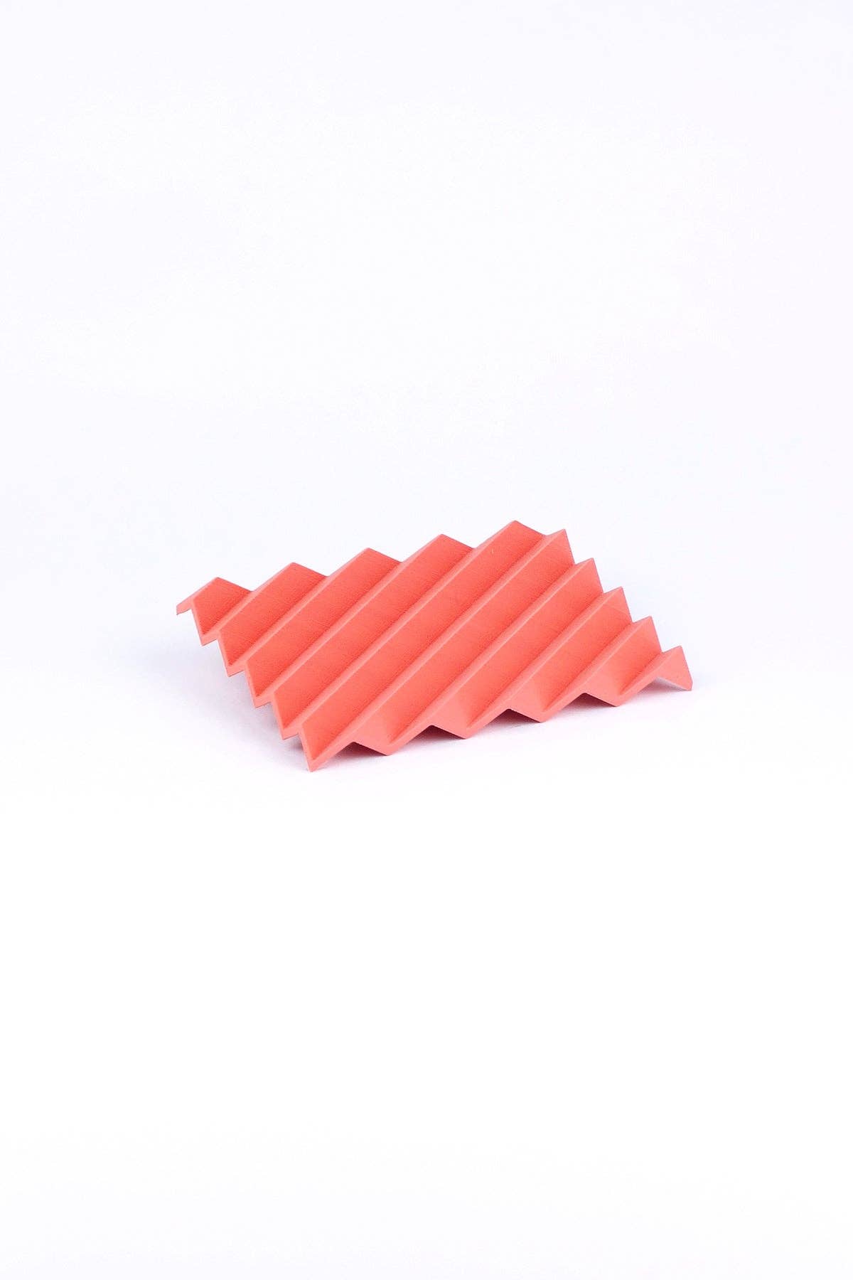 Coudre Berlin - Zeepbakje van gerecycled PET coral red cascade