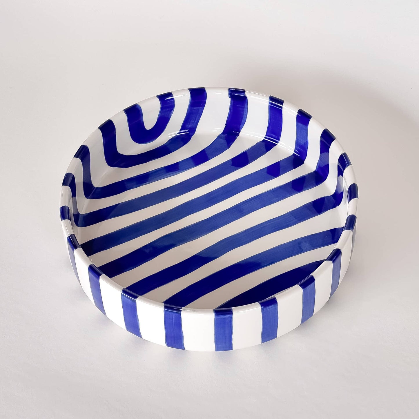 Magazin Minori - Schaal groot Stripes - mare blue