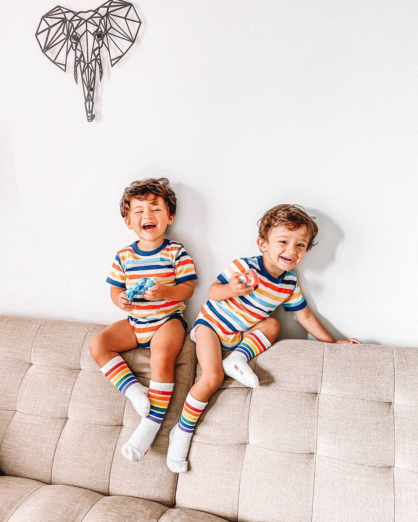PEGADA SOCKS - Kinder sokken met strepen: 29/34