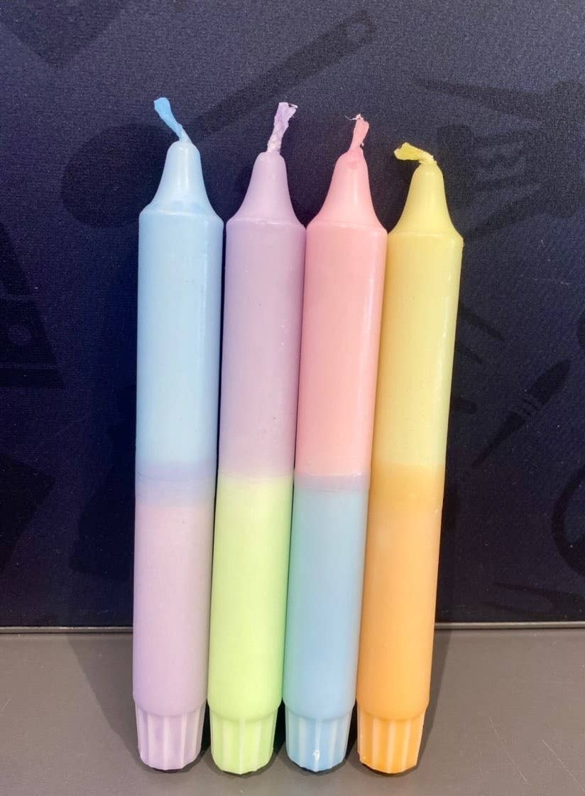 Dippy pastel candles