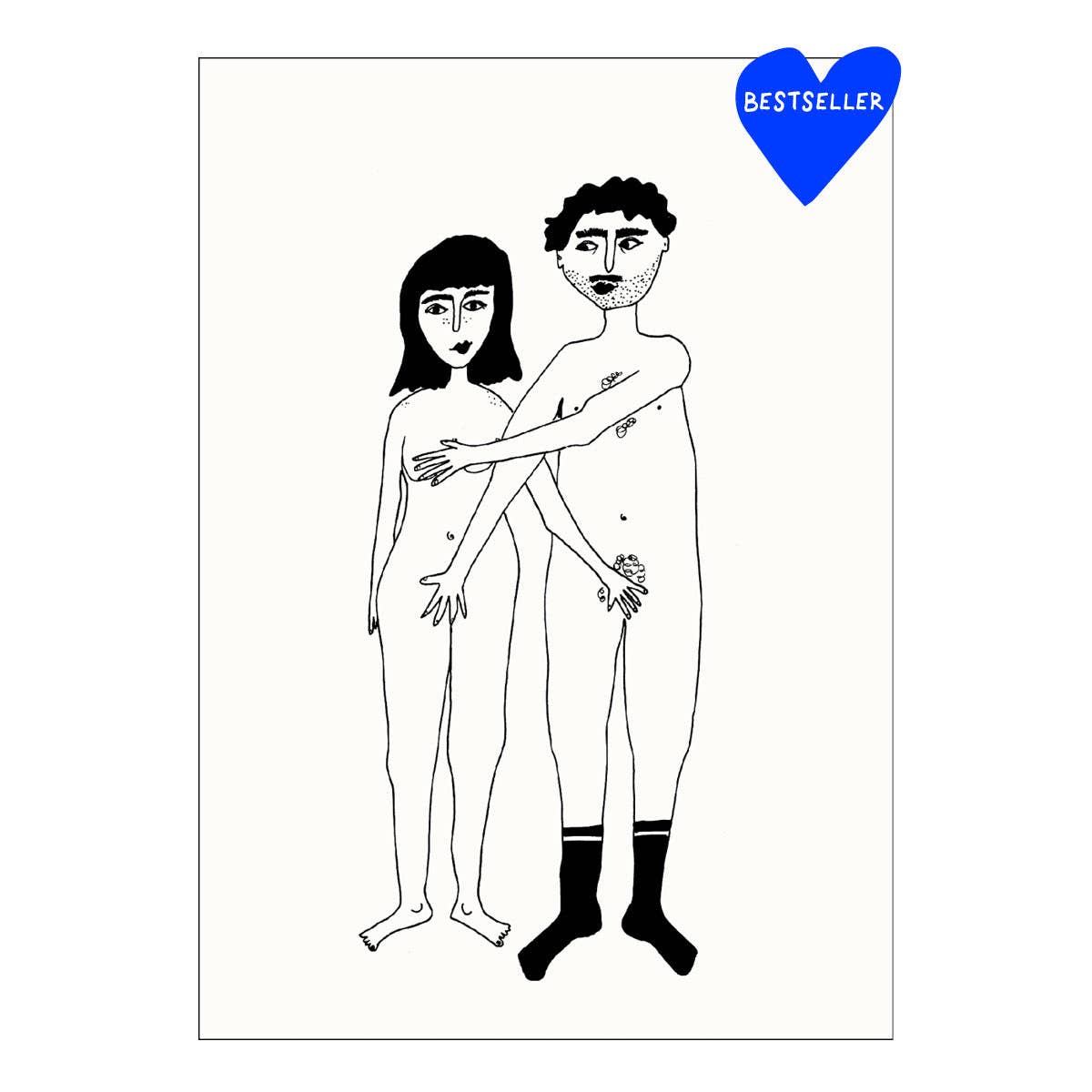 helen b - Poster naked couple A4