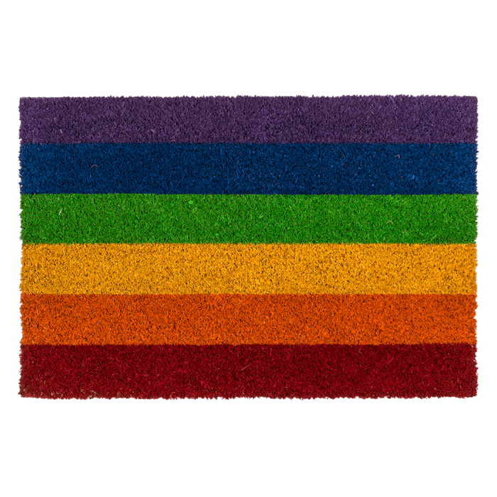 Out of the blue KG - Vloermat met regenboogdesign, ca. 60 x 40 cm