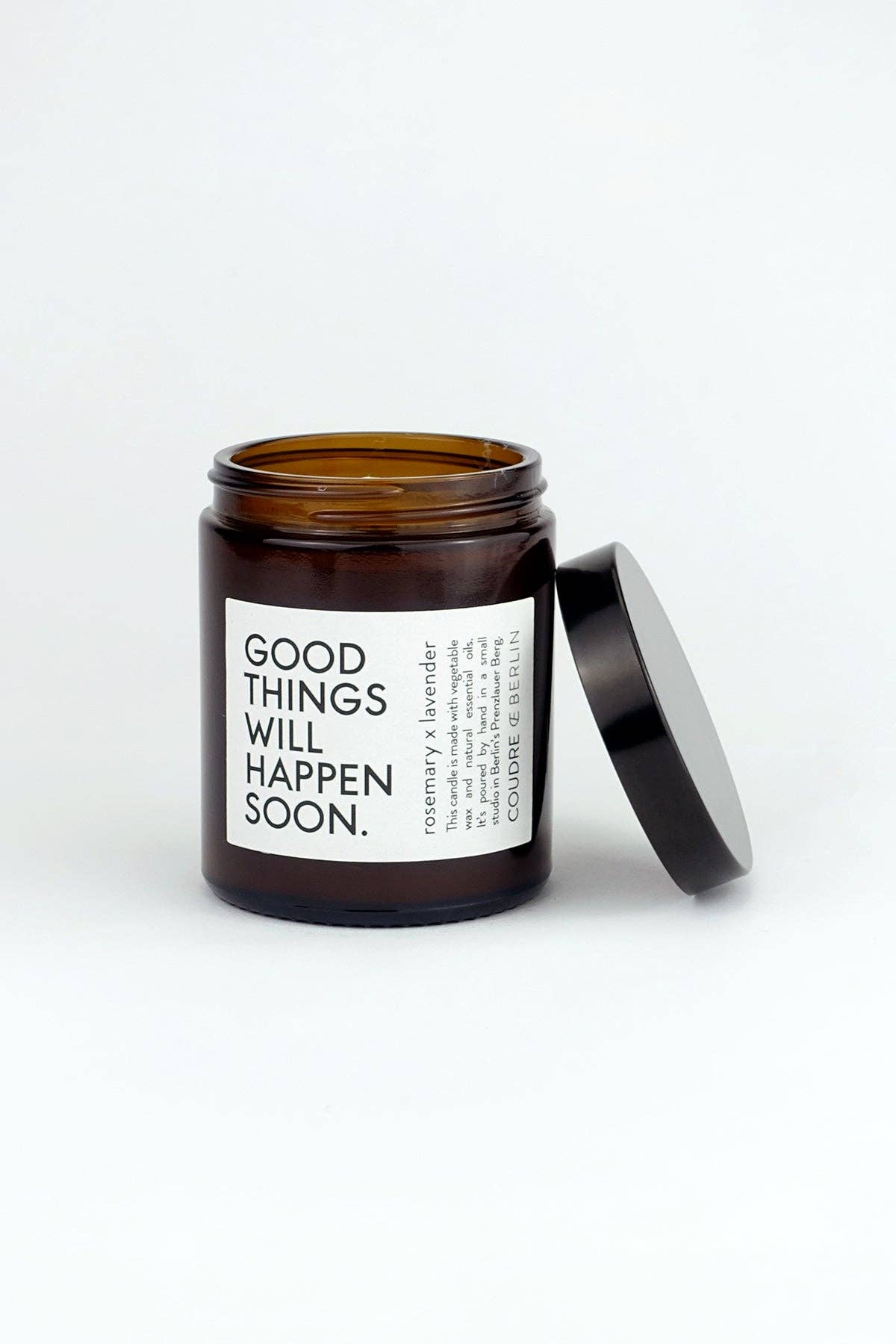 Coudre Berlin - Goede dingen ... Kaars rozemarijn x lavendel / ESSENTIALS geurkaars