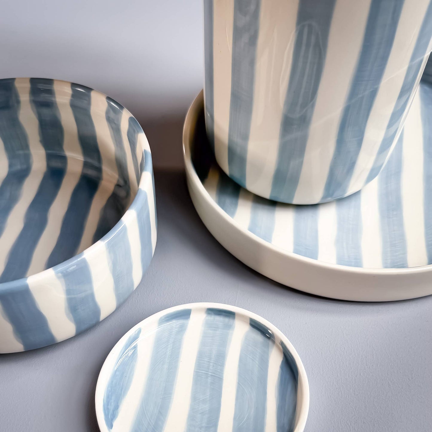 Magazin Minori - Vaas Stripes - morning azzurro