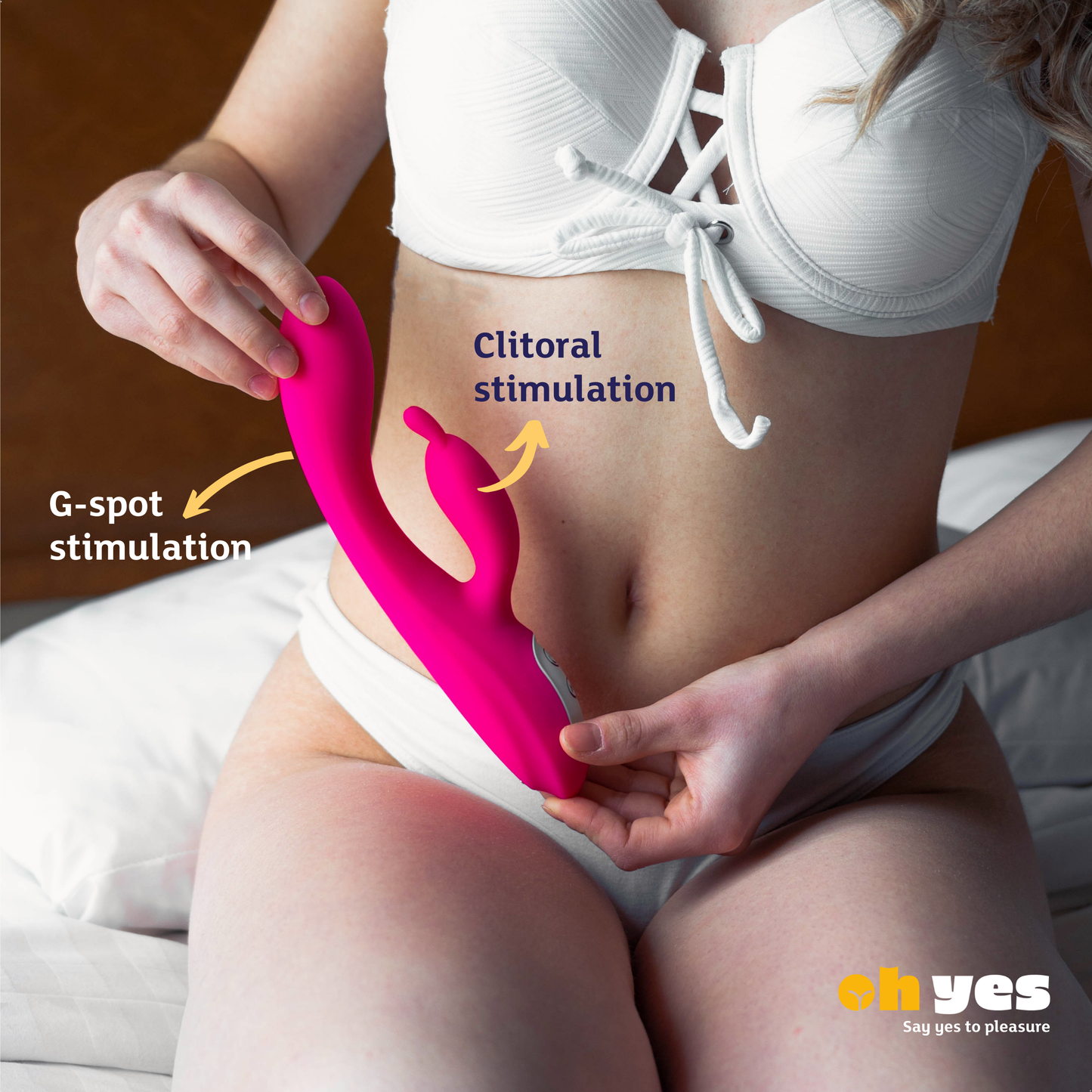 ohyes - Verwarmende Rabbit Vibrator: Paars