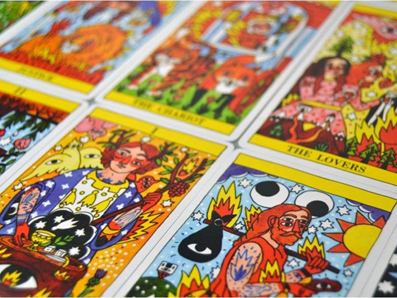 Cardshouse - Tarot del Fuego-kaartspel van Fournier